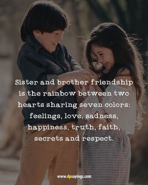 Bro Poses, Brother Sister Relationship Quotes, Sister Quotes And Sayings, Haram Relationship, Cute Sister Quotes, Beautiful Sister Quotes, Brother Sister Quotes Funny, Rakhi Quotes, Best Brother Quotes