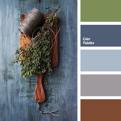 Rich denim colour harmoniously mixes with the colour of olive tree. These colours will look good in any room of the apartment.. In Color Balance, Brown And Blue Living Room, Wall Living Room, Grey Home Decor, Trendy Living Rooms, Brown Living Room, Gray Bedroom, Living Room Green, Blue Living Room