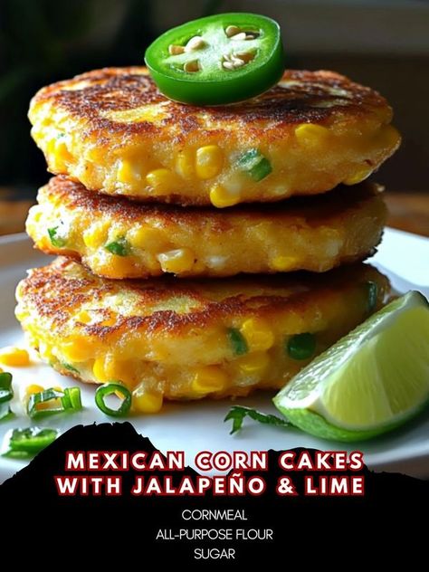 Alexander's Recipes Mexican Corn Cakes, Lime Salmon Recipes, Lime Salmon, Breakfast Specials, Mexican Corn, Corn Cakes, How To Make Pancakes, Salmon Recipe, Mexican Food Recipes Authentic