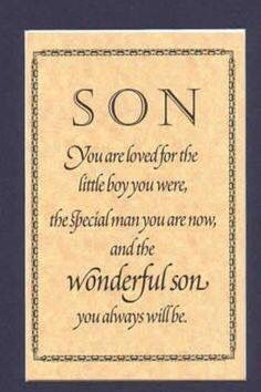 For Son Quotes, Mother Son Quotes, Son Quotes From Mom, Son Birthday Quotes, Prayer For My Son, Birthday Verses, Birthday Wishes For Son, My Children Quotes, Mothers Love Quotes