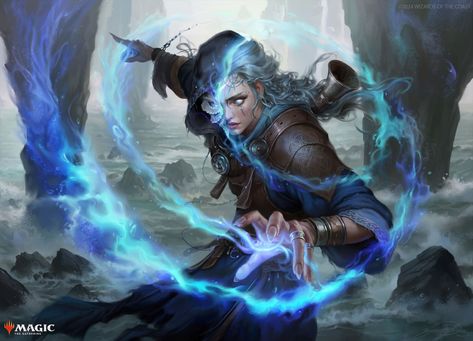 ArtStation - Magic: the Gathering - Aurora Shifter Arcane Mage, Demon Woman, Mtg Art, Dungeons And Dragons Classes, Dnd Dragons, Online Art Classes, Smart Art, High Fantasy, Magic Art