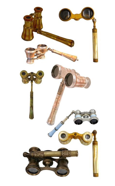 Opera Glasses.: Vintage Binoculars, Abc Font, Great Comet Of 1812, Antique Glasses, Opera Glasses, Magnifying Glasses, Style Steampunk, Microscopes, Vintage Objects