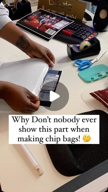 Chip Bag Design Ideas, Diy Paper Chip Bag, Chips Bags Ideas, Chip Bags For Party, Chip Bag Diy, Diy Chip Bags, Chip Bag Design, How To Make Chips, Shoe Packaging