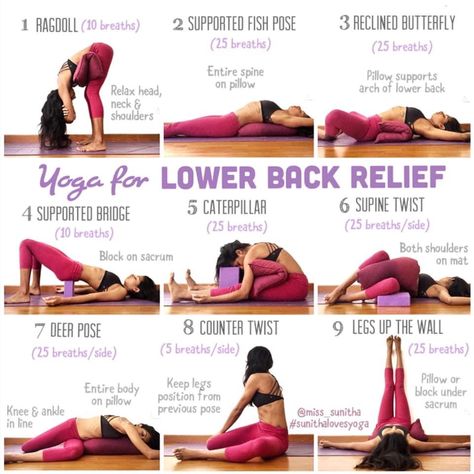 Lower Back Relief, Exercises Women, Yin Yoga Poses, Yoga Ashtanga, Back Relief, Yoga Kundalini, Yoga Beginners, Yoga For Back Pain, Bikram Yoga