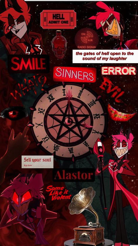 #alastorhazbinhotel #hazbinhotelalastor #hazbinhotel #radio #theradiodemon #alastor #demon Alastor Wallpaper, On Air Radio, Hotel Wallpaper, Gates Of Hell, Boss Wallpaper, Miraculous Ladybug Oc, Cover Wallpaper, Alastor Hazbin Hotel, Raccoon Funny