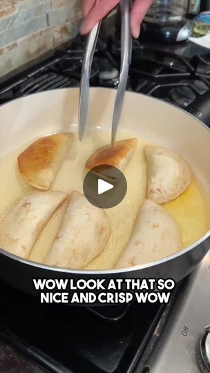 Delicious fried taco pockets | Delicious fried taco pockets | By Funniest Videos On The Internet | Facebook Taco Pockets, Fried Tacos, Funniest Videos, Bat Art, Street Tacos, Taco Recipes, The Internet, Tacos, Funny Gif