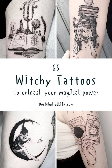 Witch Tattoo Small, Witch Tattoos, Wicca Tattoo, Pentagram Tattoo, Witchy Tattoos, Witchcraft Tattoos, Pagan Tattoo, Protection Tattoo, Wiccan Tattoos