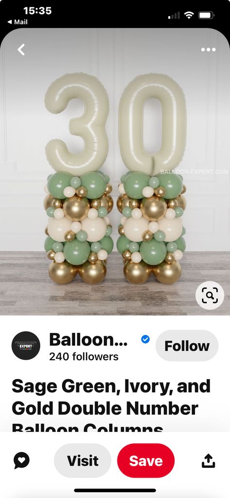 Tini Bit Older Balloon Arch, Double Numbers, Balloon Arch, Sage Green, Arch, Balloons, Birthday