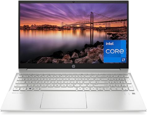 HP Pavilion 15 Laptop, 12th Generation Intel Core i7-1255U Processor, 16 GB RAM, 512 GB SSD, 15.6" Full HD Display, Windows 11 Pro, Fingerprint Reader, Wi-Fi & Bluetooth, HD Webcam (15-eg2025nr 2022) Hp Pavilion 15, Hp Pavilion Laptop, Laptop For College, Computer Memory Types, Numeric Keypad, Cracked Screen, Computer Memory, Fingerprint Reader, Business Laptop