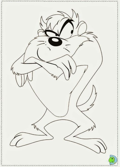 Disney Printable Coloring Pages, Chuck Jones Art, Taz Tattoo, Disney Character Sketches, Tasmanian Devil Looney Tunes, Disney Coloring Sheets, Looney Tunes Wallpaper, Wood Burning Patterns Stencil, Nostalgic 90s