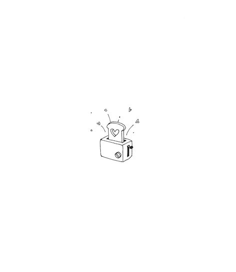 Toast Tattoo Cute, Burnt Toast Tattoo, Toaster Tattoo, Toast Tattoo, Smol Tattoos, Toast Drawing, Tattoo Sentences, Bread Tattoo, Girl Art Drawing