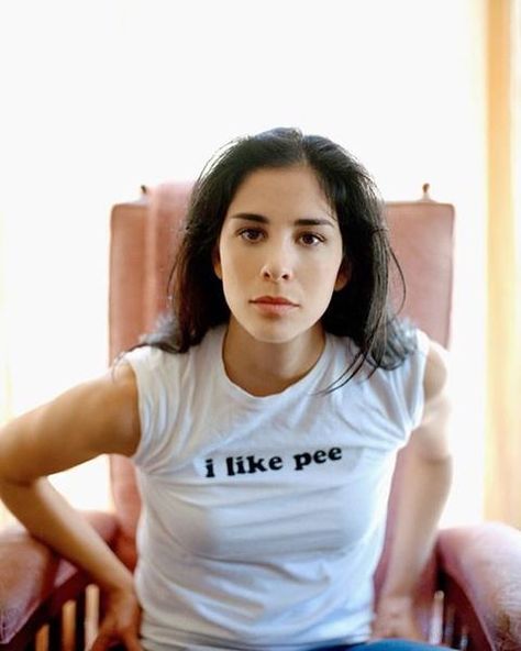 #TBT in a chair I've since reupholstered (w the material from the headboard my mom made me w a slab of wood covered in 3 mattress pads and a staple gun) and a tee shirt @laurajanesilverman made me for no reason other than she loves me, which I subsequently lost which is very VERY sad indeed Sarah Silverman, April April, John Rambo, Matt Damon, Stand Up Comedians, Girl Crushes, Waltz, Girl Crush, Funny People