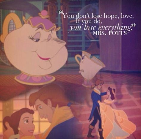 Beast Quotes, Mrs Potts, Animation Disney, Images Disney, Disney Movie Quotes, Film Disney, Quotes Disney, Disney Beauty And The Beast, Disney Life