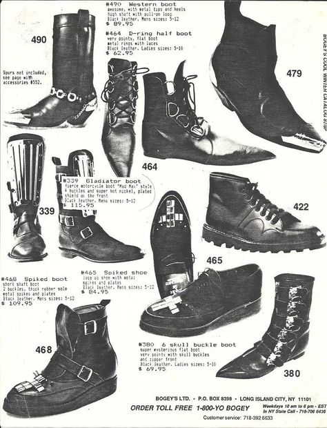 Vintage Goth Fashion, Goth Pikes, Phaze Clothing, 80s Boots, Shoes 80s, 80s Shoes, Pointy Boots, 80s Goth, 80s Punk