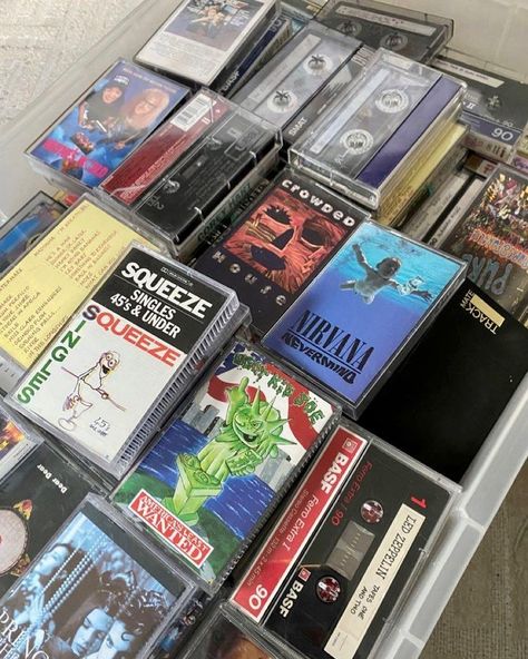 Casette Aesthetic, Nirvana Nevermind, Retro Gadgets, Music Aesthetic, June 21, Music Photography, Cassette Tapes, Grunge Aesthetic, Music Stuff