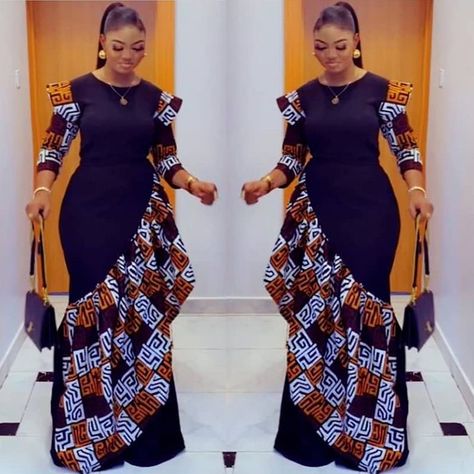 Long Kitenge Dresses, Ankara Dress Styles For Women, Dressing Styles For Women, African Party Dresses, Long African Dresses, African Print Dress Ankara, Best African Dresses, Short African Dresses, African Inspired Clothing