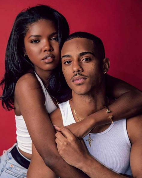 Ryan Destiny And Keith Powers, 90s Couples, 2000s Photoshoot, Black Relationship Goals, Couple Travel, Anniversary Photoshoot, Black Love Couples, Couples Vibe, Black Couples Goals