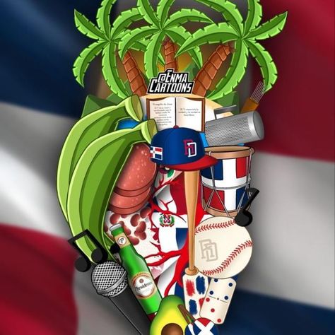 Dominican Flag Aesthetic, Dominican Wallpaper, Dominican Republic Wallpaper, Dominican Republic Culture, Dominican Independence Day, Dominican Culture, Hispanic Heritage Month Activities, Dominican Flag, Baseball Wallpaper