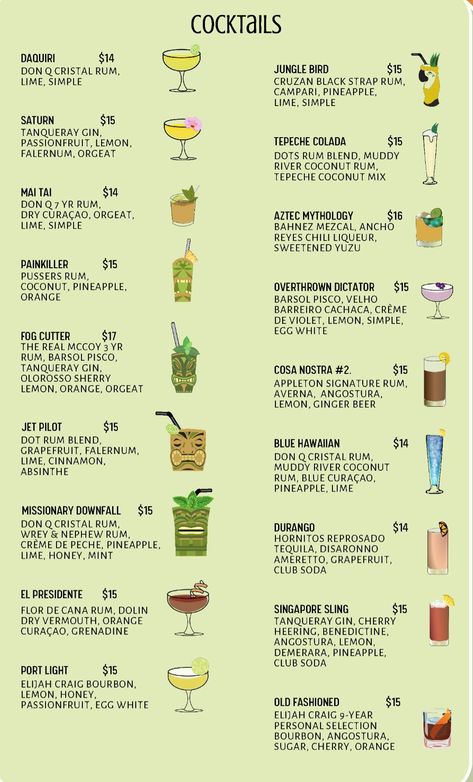 Gin Tiki Cocktail, Non Alcoholic Tiki Drinks, Batch Tiki Cocktails, Easy Tiki Drinks, Tiki Food Ideas, Tiki Cocktails Recipes, Tiki Bar Drinks, Tiki Party Food, Hawaii Drinks