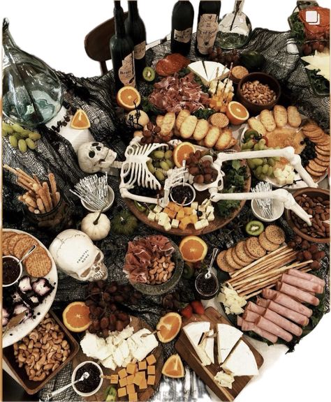 Halloween Buffet Table, Halloween Spread, Halloween Charcuterie, Halloween Buffet, Halloween Party Appetizers, Halloween Party Table, Charcuterie Spread, Holiday Decor Halloween, Halloween Party Dinner