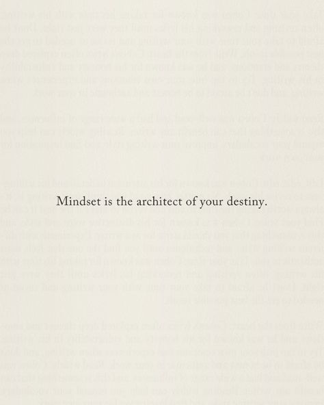 Mindset is the architect of your destiny. It shapes your thoughts, guides your actions, and builds the foundation of your future. What you believe about yourself and the world around you directly influences the path you walk. If you think small, you build small. But when you dare to think big, you lay the groundwork for extraordinary possibilities. Your mindset can either be your greatest ally or your biggest obstacle. Choose wisely—because the way you see the world is the blueprint for t... Finding Your Way Quotes, Personal Journey Quotes, World Quotes Deep, Big World Quotes, Autumn Board, 2024 Affirmations, Winter Board, Thinking Of You Quotes, Inner Journey