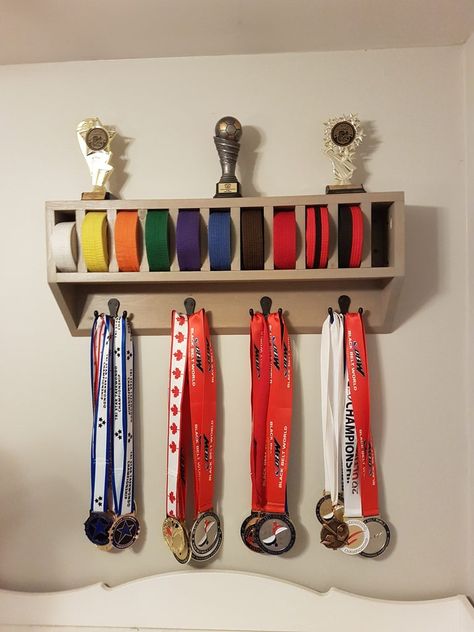 Taekwondo Belt Holder, Taekwondo Belt Display, Taekwondo Belt, Karate Belt Display, Martial Arts Belt Display, Taekwondo Belts, Taekwondo Girl, Martial Arts Belts, Trophy Display