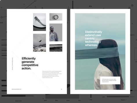 30 Minimal Brochure Design for Inspiration Font Guide, Powerpoint Charts, Proposal Design, Brochure Design Inspiration, Presentation Design Template, Magazine Layout Design, Design Presentation, Design Brochure, Editorial Layout