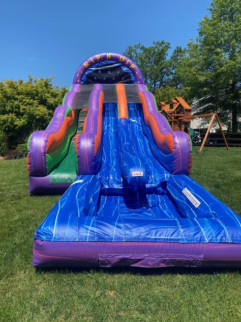 Bermuda Rip N Dip Water Slide | Moon Bounce Rentals in DC, Virginia & Maryland Water Slide Rentals, Moon Bounce, Sno Cones, Rip N Dip, Kid N Teenagers, Dc Metro, Water Slide, Inflatable Water Slide, Party Packages