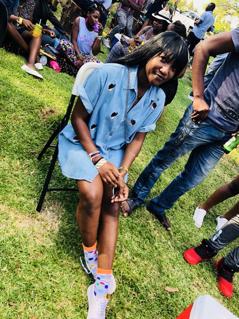 Cookout outfit What To Wear To A Cookout Outfit, Cookout Photos, Family Cookout Outfit, Cookout Aesthetic Black People, Cookout Outfit, Jeggings Outfit, Family Cooking, Summer Looks, What To Wear