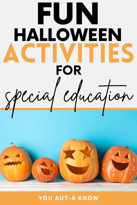 If you teach special education in an elementary school you need to check out these fun and engaging Halloween activities! Here we have everything you need from differentiated morning work for October, to Halloween counting activities, several other math activities, games, and more! Your class will love these engaging October-themed activities and you'll love the low prep fun! Check out these activities and worksheets here! Halloween Counting Activities, Fall Classroom Activities, Halloween Counting, Fall Classroom Ideas, Halloween Centers, Fun Halloween Activities, Halloween Math Activities, Special Education Math, Center Rotations