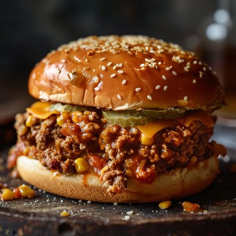 Fancy Sloppy Joes, Big Mac Sloppy Joe Recipe, Big Mac Sloppy Joe, Big Mac Sloppy Joes, Big Mac Sloppy, Hamburger Casseroles, Chicken Honey, French Toast Muffins, Cinnamon Benefits