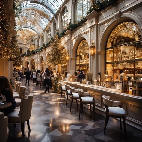 Italian Restaurant Interior Design, Italian Restaurant Interior, Luxury Cafe, Classic Mansion, Interior Magazine, Chateaux Interiors, Italian Interior, Parisian Cafe, Luxury Restaurant