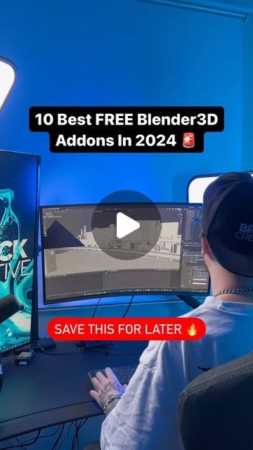 Brock Mair on Instagram: "Looking for FREE Blender Addons?! Save/bookmark this for later 🚨  With Blender continuing to be the top choice for beginner artists looking to dive into the world of 3D Modelling or 3D Animation.. 👀  Here’s 10 FREE Addons to help boost your productivity and speed up your workflow in creating incredible art 😍  #blender3D #blendercommunity #blendertutorial #blendertips #blenderanimation #animation #3Danimation #blendermodeling #blenderart #3Dartist #3dart #3dmodeling #3dmodel #cyclesrender #blender #blenderart #blenderartist" Blender Addons, Free Assets, Best Websites, Blender Tutorial, 3d Modelling, 3d Assets, Blender 3d, 3d Artist, 3d Modeling