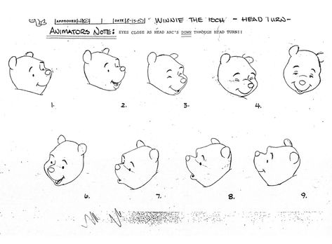 Winnie the Pooh – Model Sheets | Traditional Animation Traditional Animation, Animation Schools, Animation News, Character Model Sheet, Animation Sketches, Disney Concept Art, Disney Sketches, Model Sheet, Walt Disney Animation Studios