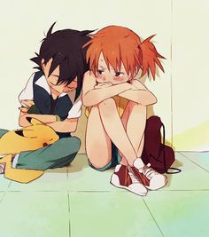 Ash X Misty Comic, Pokemon Misty, Ash Misty, Pokemon Ash And Misty, Kirari Momobami, Pokemon Couples, Ash And Misty, Pokemon Ash, Ouran Host Club