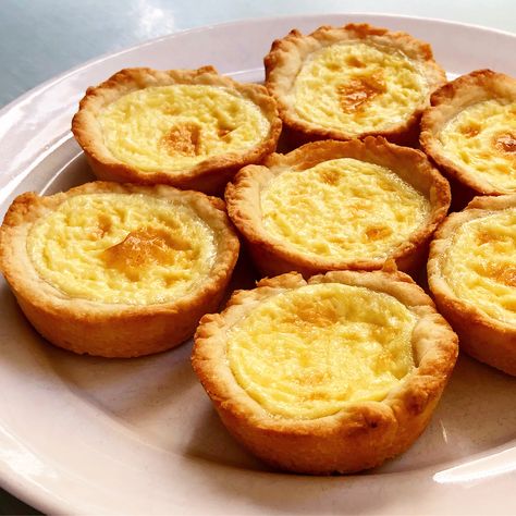 Mini Custard Cups, Egg Custard Tarts, Egg Custard Tart, Easy Pastry, Egg Custard Pie, Easy Pastry Recipes, Hot Puddings, Custard Tarts, Egg Custard