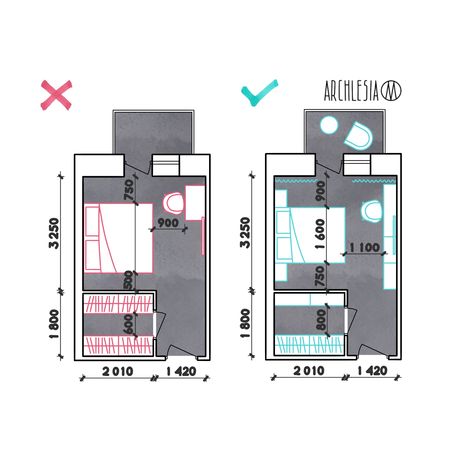 Beautiful Bedroom Furniture, Teenager Bedroom Design, Flat Plan, Unique Bedroom Design, Kitchen Cupboard Designs, Architecture Model House, Design Guidelines, Architect House, Bedroom House Plans