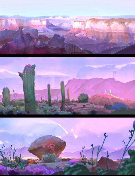 Alex Konstad, Artworks Ideas, Film Study, Art Environment, Bg Design, Color Script, Landscape Concept, Different Art Styles, Art Style Inspiration