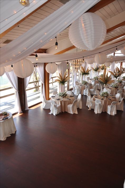 Dance floor area in the Seaside room Seaside Room, Marina Village, The Seaside, San Diego Wedding, Dance Floor, Mother Earth, San Diego, Table Decorations, Furniture