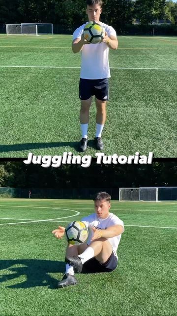 SOCCSTER on Instagram: "Step by step tutorial on how to juggle a soccer ball for beginners #reels #soccertraining #soccerdrills #footballtraining #soccerskills" Soccer Juggling Tips, Soccer Juggling Tutorial, How To Get Better At Soccer Juggling, How To Juggle A Soccer Ball, Throw In Drills For Soccer, Improving Soccer Skills, Juggle A Soccer Ball, Soccer Skills For Defenders, Juggling Soccer Ball