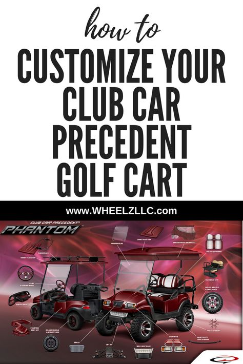 Club Car Precedent Ideas, Golf Cart Wraps, Club Car Golf Cart Accessories, Golf Cart Repair, Custom Golf Cart, Ford 150, Shopify Products, Gas Golf Carts, Car Golf