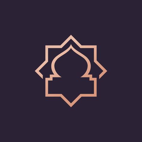 Islamic Mosque Logo Vector Tempalate Mosque Logo Design Ideas, Islamic Branding, Mosque Logo Design, Islamic Logo Design, Logo Arab, Islam Logo, Arab Logo, Mosque Logo, Dubai Logo