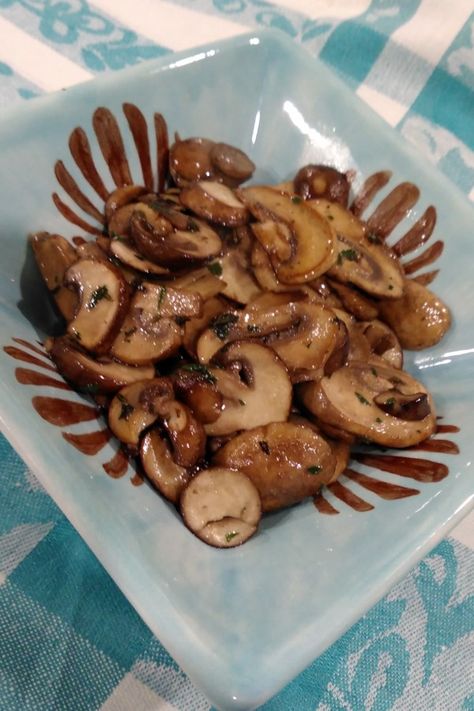 Thyme-Infused Sous Vide Mushrooms | "Try cooking mushrooms using a sous vide with thyme and parsley first, then finish in a skillet with garlic-infused olive oil." #allrecipes #sidedishrecipes #sides #dinnersidedish #sidedishes #sidedishideas Vacuum Sealing Food, Marinated Mushrooms, Sous Vide Recipes, How To Cook Mushrooms, Sous Vide Cooking, Dinner Side Dishes, Carrot Recipes, Reduce Food Waste, Veggie Sides