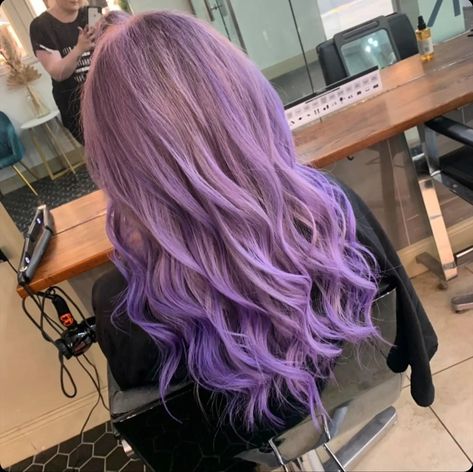 Purple hair Purple Dyed Hair, Purple Goddess, Crazy Dreams, Light Brown Balayage, Vivid Hair, Purple Dye, Hair Streaks, Brown Balayage, Pretty Hair Color