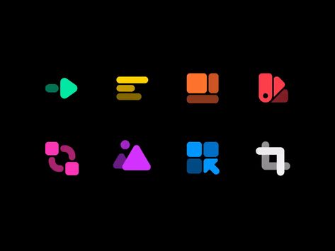 Figma Animation, Logo Design Examples, Icon Design Inspiration, Flat Design Icons, Animation Design, Interface Design, 로고 디자인, Logo Design Inspiration, Logo Icons