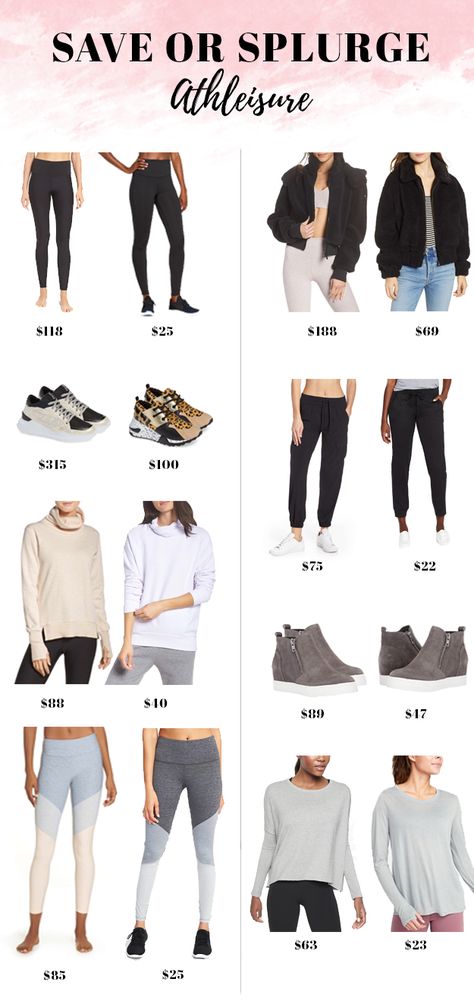 Save or Splurge: Athleisure Style | New England Style Connecticut Style, Save Vs Splurge, Save Or Splurge, Athleisure Style, Fall Staples, New England Style, England Style, Athleisure Fashion, Sherpa Jacket