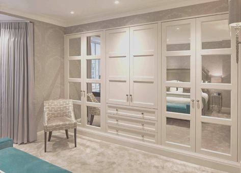 Wardrobe Fittings, Fitted Wardrobe Design, Bespoke Bedroom, Armoire Bedroom, Mirrored Closet Doors, Mirrored Closet, Fitted Wardrobes Bedroom, Wardrobes Bedroom, Bedroom Built Ins