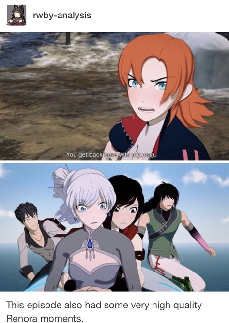 RENORA!!😍😍💖💖⚡️🌸 Nora X Ren, Renora Rwby, Rwby Renora, Rwby Quotes, Nora Rwby, Rwby Qrow, Nora Valkyrie, Rwby Funny, Rwby Volume