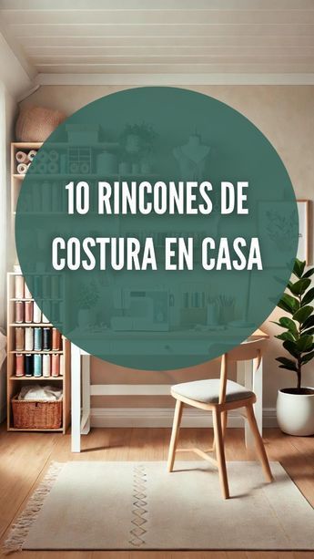 ¿Te encanta coser? Mira estos 10 rincones de costura que te llenarán de inspiración. ✂️❤️ #costura #manualidades #estiloydeco #espaciosdetrabajo Dressmaking, Parenting