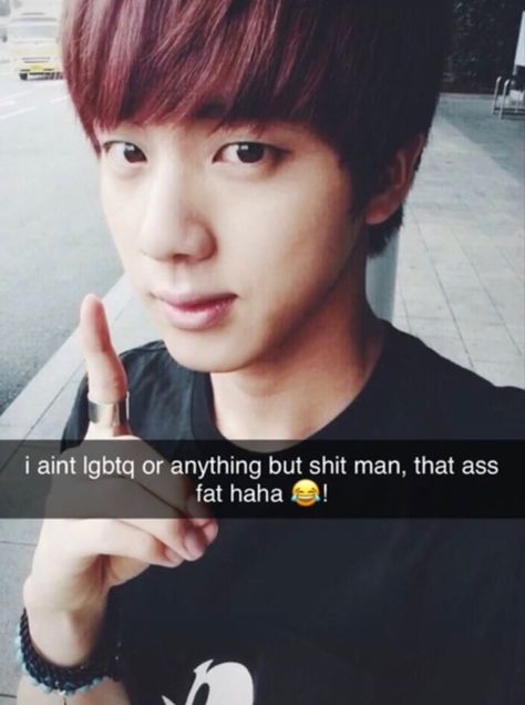 Jin Snapchat, Wl Motivation, Snapchat Meme, Bts Snapchat, Bts Core, Bts Snapchats, Kpop Snapchat, Head Memes, Aesthetic Warning